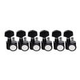 thumbnail image 1 of Musiclily Pro 6-in-line 2-pins Guitar Locking Tuners Machine Heads Tuning Pegs Keys Set for Fender Strat/Tele Style Guitar, Black, 1 of 5