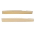 thumbnail image 1 of Musiclily Pro 71.12mm Compensated Acoustic Guitar Bone Saddle for 6-String Taylor Style , Ivory (Set of 2), 1 of 5