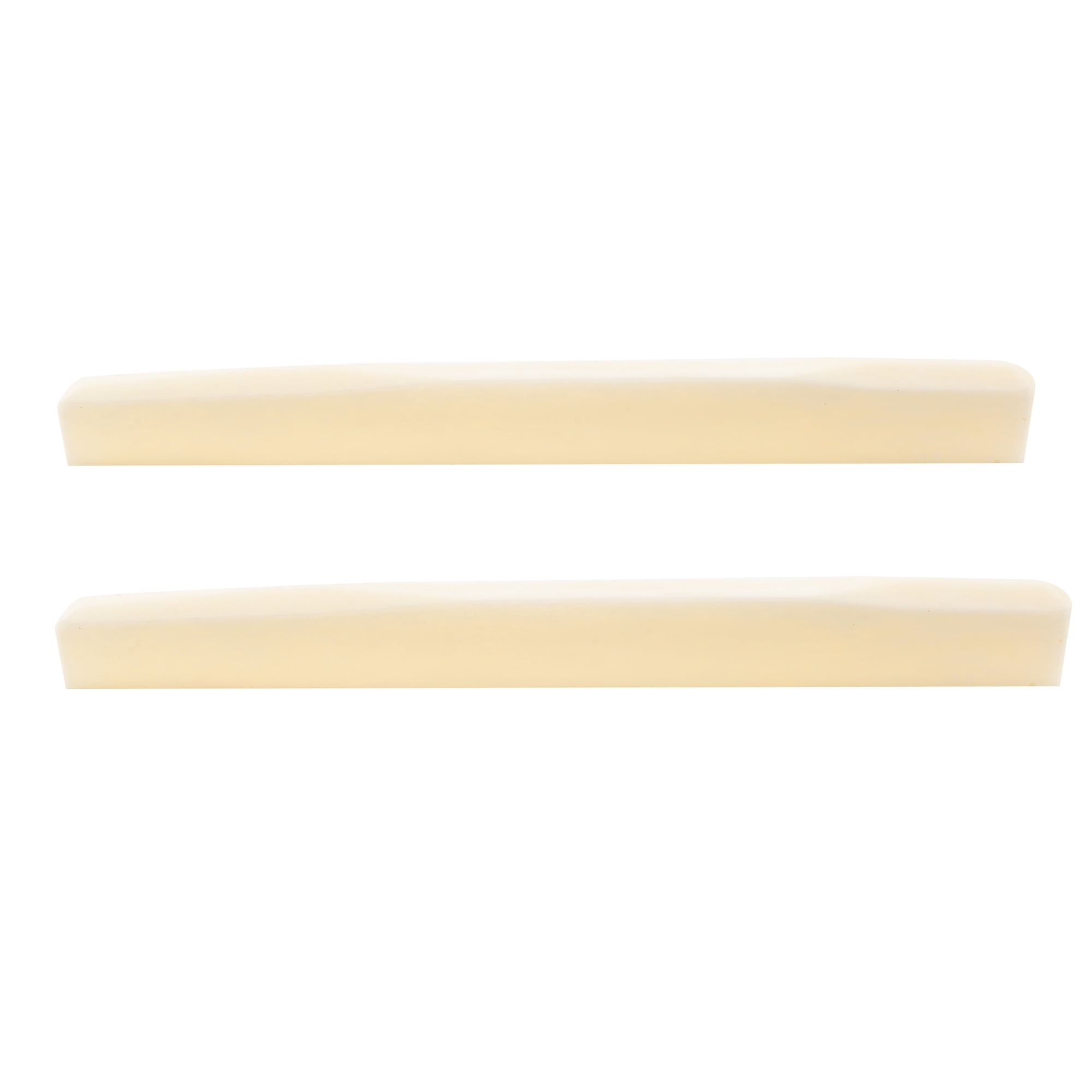 Musiclily Pro Gecompenseerd Unbleached Zadel Been Voor Akoestische Gitaar Martin Style - 2 Stuks