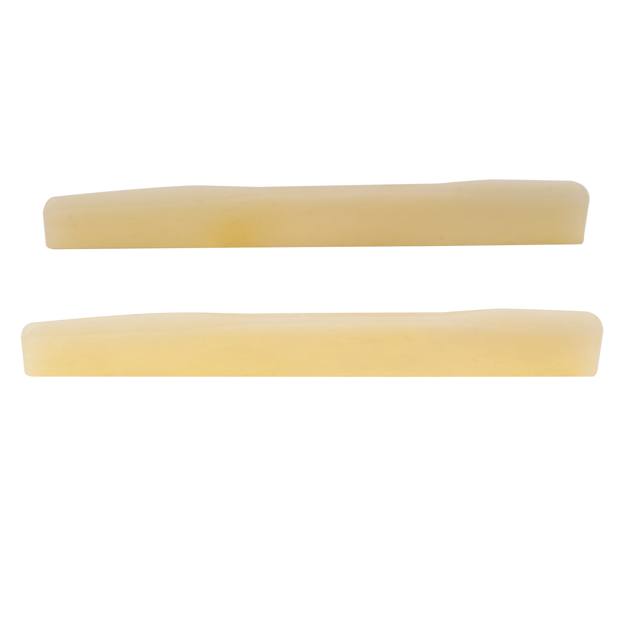 Compensated Unbleached Bone Saddle for Acoustic Guitar