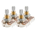 thumbnail image 1 of Musiclily Pro B500K Brass Thread Mini Metric Coarse 18-Spline Split Shaft Pots Linear Taper Potentiometers for Electric Guitar Bass (Set of 4), 1 of 5