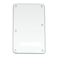 thumbnail image 1 of Musiclily Pro Guitar Strat Back Plate for Fender USA/Mexican Standard Stratocaster Modern Style, 3Ply White, 1 of 5