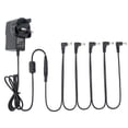 thumbnail image 1 of Musiclily Pro UK Standard Power Supply Adapter DC 9V with 5 Way Daisy Chain Cable & Reverse Polarity Cord for Guitar Effect Pedals, 1 of 4