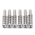 thumbnail image 1 of Musiclily Pro UNC#4-40X3/4 Inch Stainless Steel Saddle Intonation Screws and Spring Set for American Electric Guitar Bass Bridge (Set of 6), 1 of 5