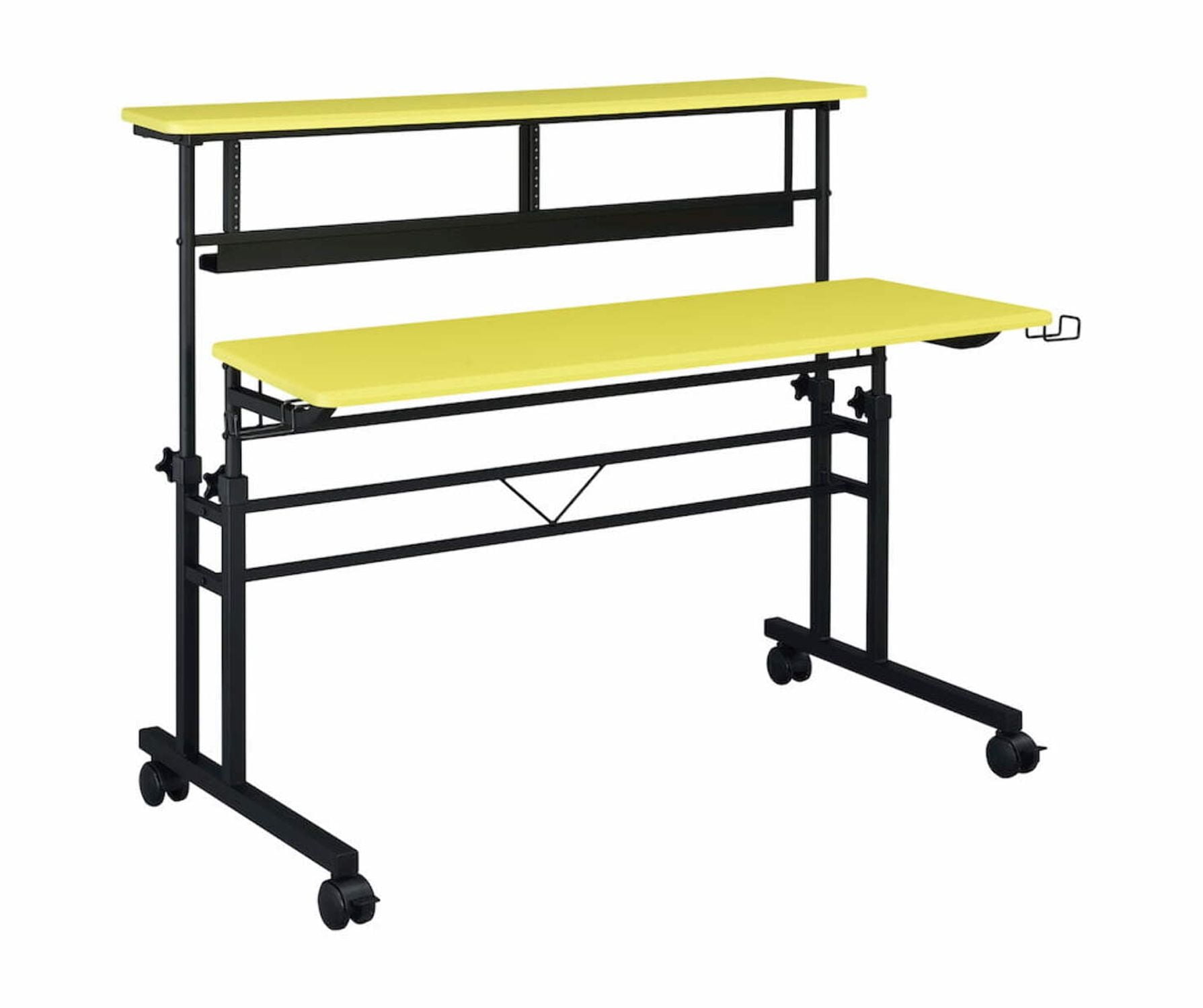 Musiea BE100 Series Sit-Stand Music Recording Studio Desk Workstation w/2x3U Rack