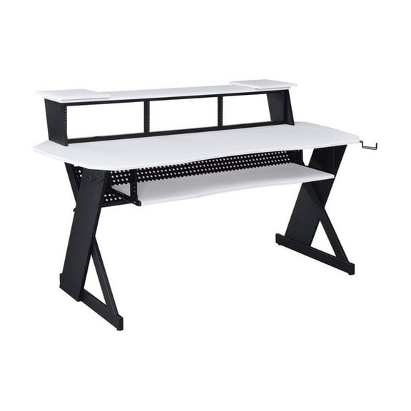 Musiea EX100 Series Music Recording Studio Desk Workstation w/3 x 4U Rack