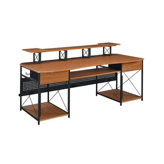 Musiea EX200 Series Pro Music Recording Studio Desk Workstation w/ 3 x 4U Rack and 2 x 9U Rack