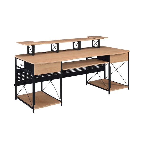 Musiea EX200 Series Pro Music Recording Studio Desk Workstation w/ 3 x 4U Rack and 2 x 9U Rack