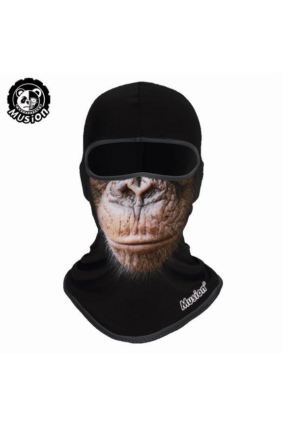 Devilish Grin Balaclava 3D Print Face Mask Funky Sweat-Absorbent Helmet Liner Sweat-Wicking Motorcycle Mask for Motorcycle and Cycling