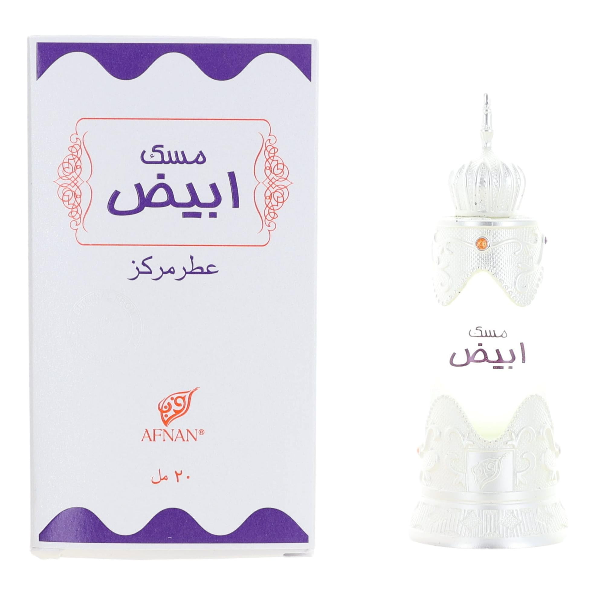 Musk Abiyad by Afnan, .67 oz Perfume Oil for Unisex - Walmart.com