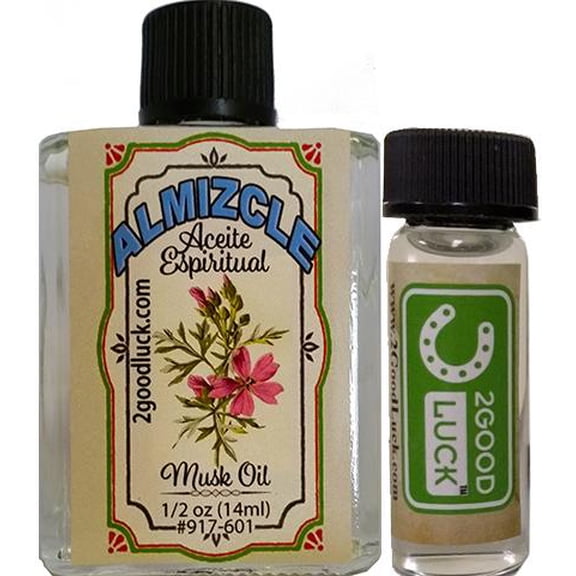 Musk, Spiritual Oil With 1 Dram Perfume Set / Aceite Espiritual Almizcle