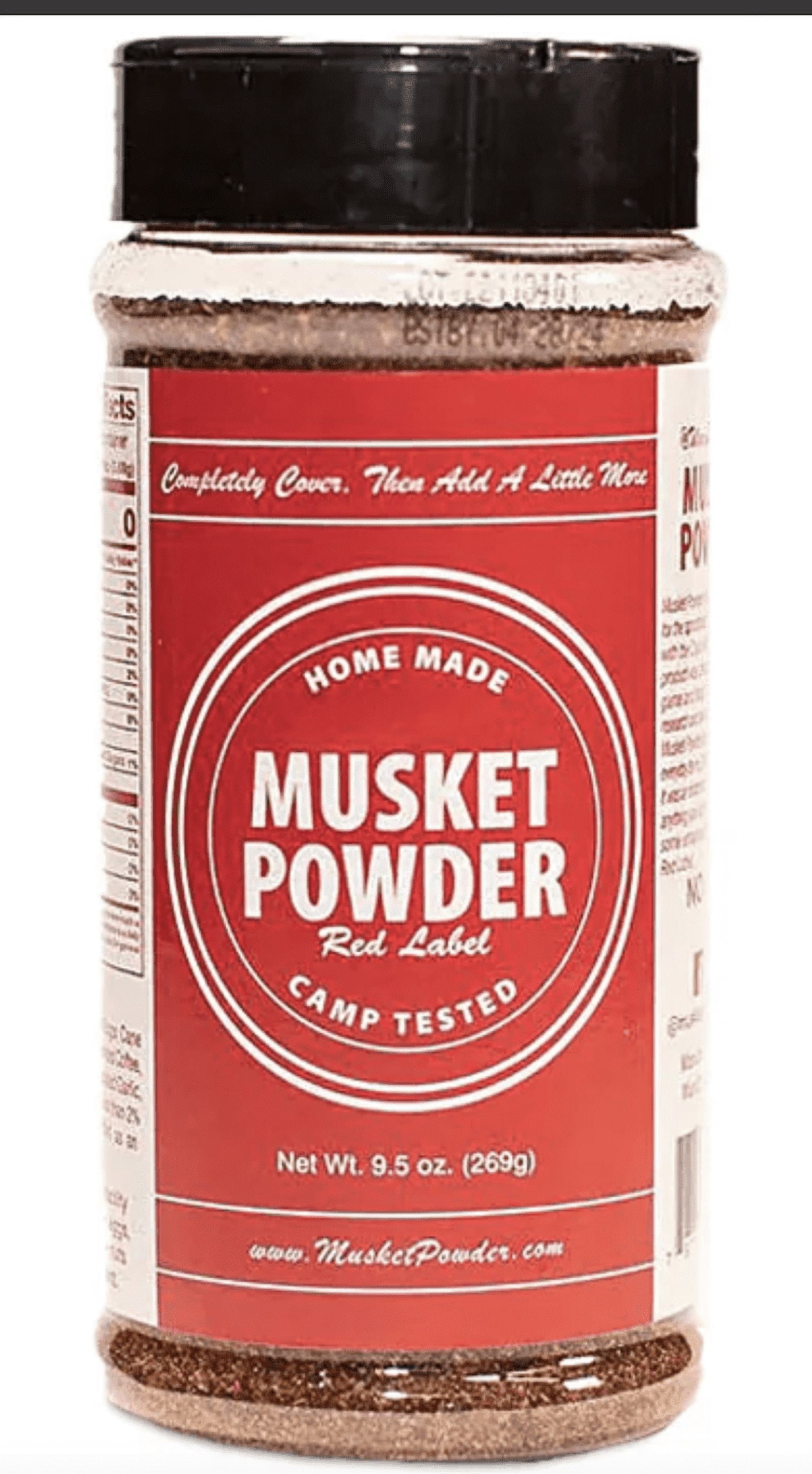 Musket Powder Brand Red Label Seasoning Blend, 9.5 oz. 1 Count ...