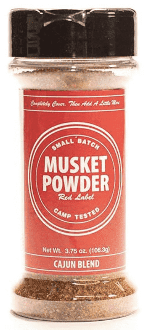 Musket Powder Cajun Red Label Seasoning Blend, 1 Pack, 3.75 oz.