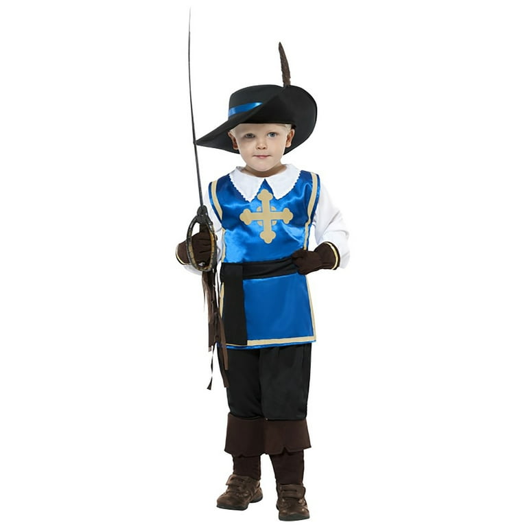 Musketeer Child Costume Blue Musketeer Child Costume Blue