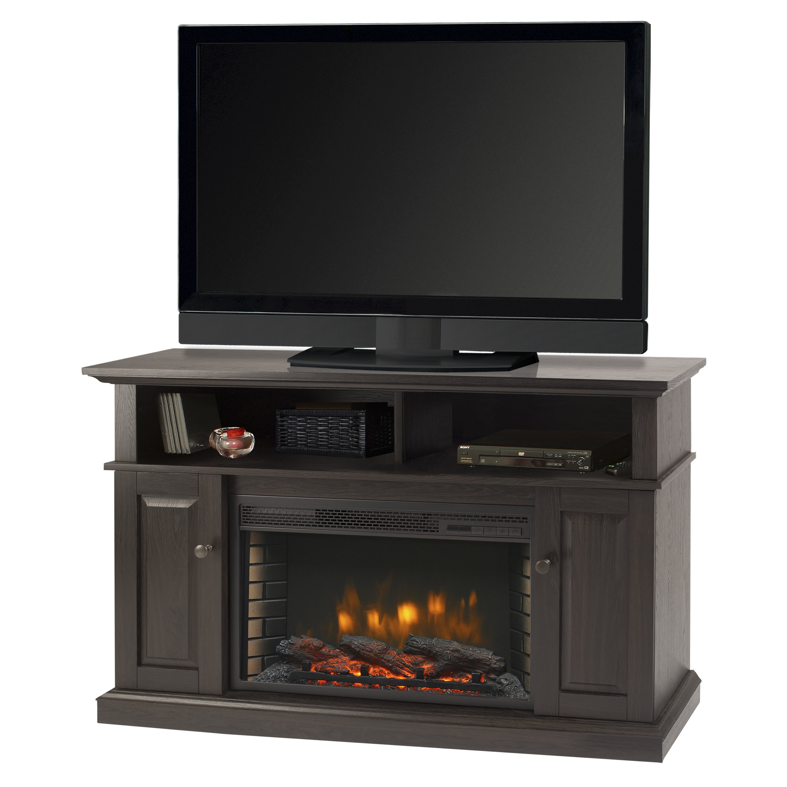 Muskoka 370-167-200 Delaney 48" Media Fireplace Rustic Brown