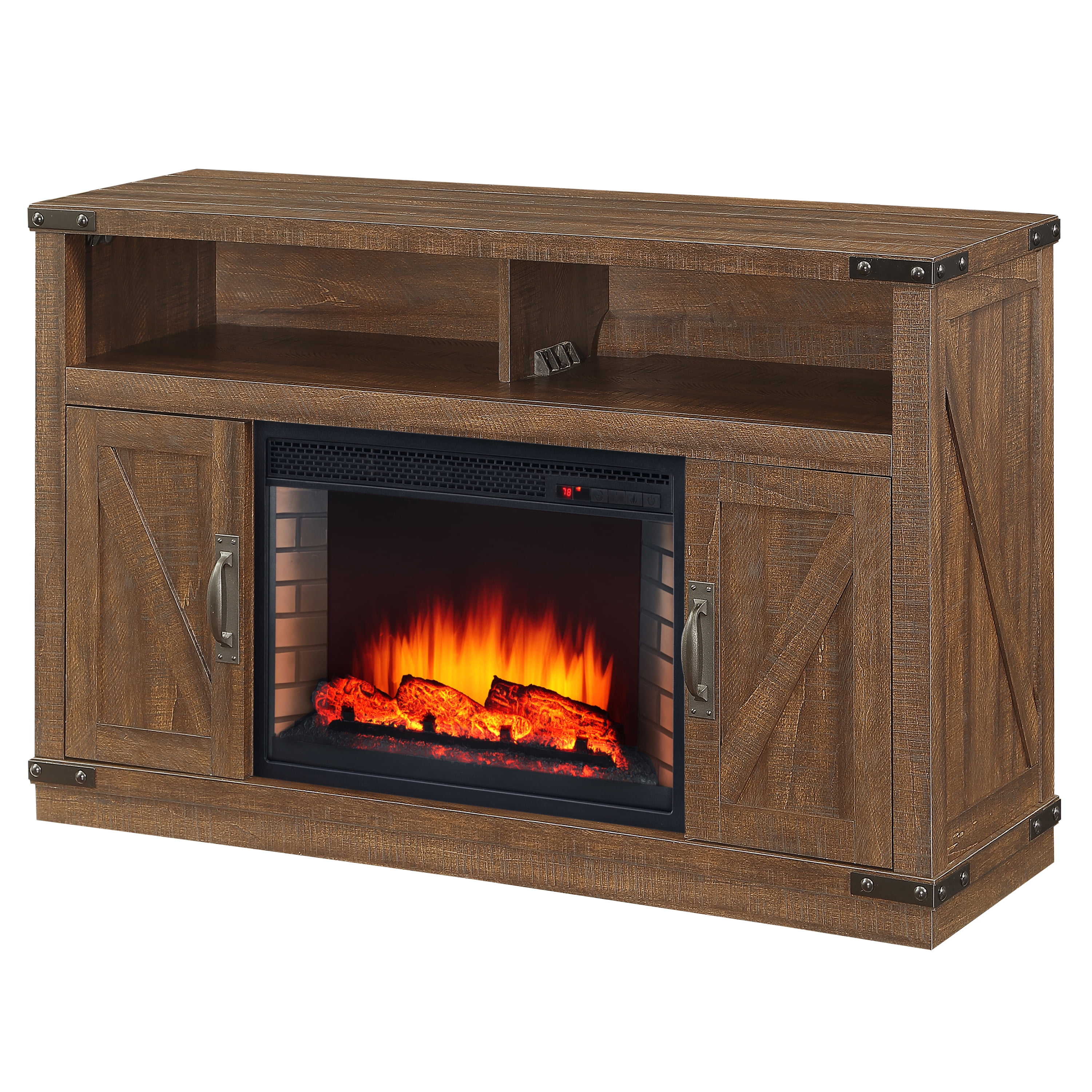 Sinclair electric 2024 fireplace tv stand