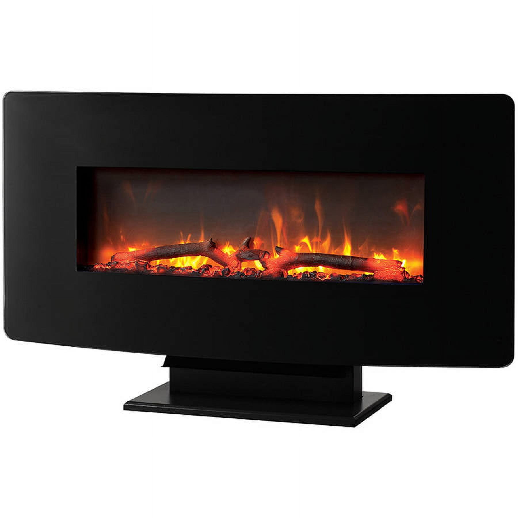 Muskoka MHC35BL Urbana Curved Wall Mount Fireplace
