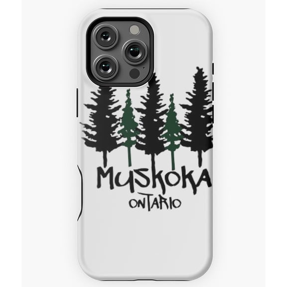 Muskoka Ontario Park Design N3875 Phone Case for iPhone 17 16 15 14 13 12 11 Pro Max