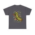 thumbnail image 1 of Musky Fishing Camouflage American Flag Muskie Unisex Cotton Tee, 1 of 4