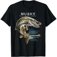 thumbnail image 1 of Musky Fishing Minnesota T-Shirt, 1 of 6