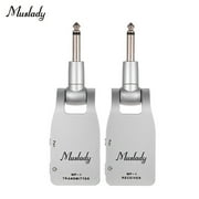 Muslady 2.4G Wireless Guitar System & Receiver Built-in Rechargeable Lithium Battery 30M Transmission for Electric Guitar Bass