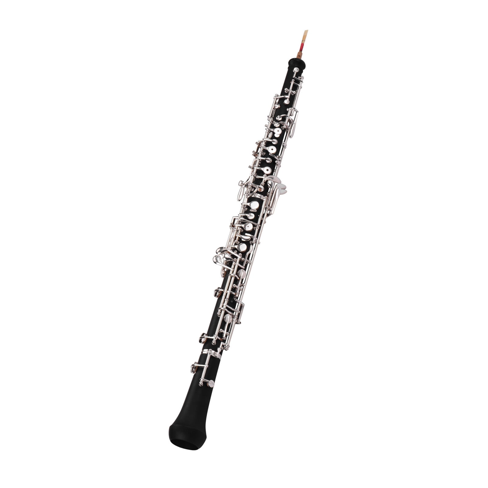 Muslady Professional Oboe C Key Semi-automatic Nickel Plated 