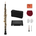 thumbnail image 1 of Muslady Professional Oboe C Key Semi-automatic Style Plated Keys Woodwind Instrument with Oboe Reed Gloves Leather Case Carry Bag Cleaning Cloth  Screwdriver, 1 of 6