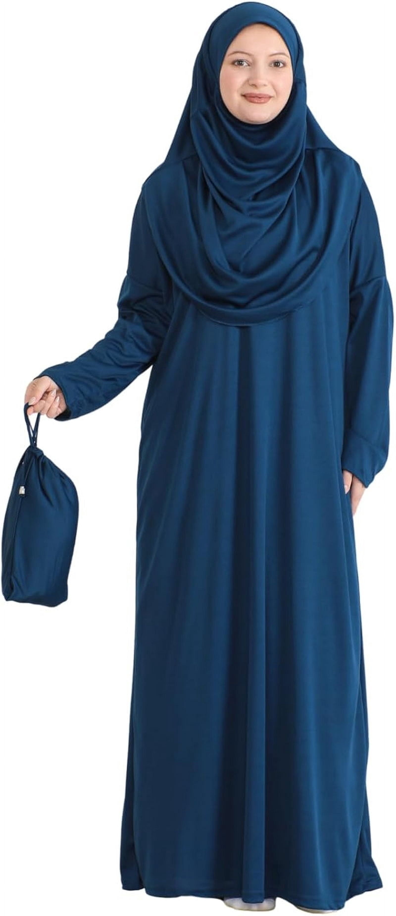 Muslim Islamic Floral Galabeya / Isdal / Kaftan – Prayer Robe & Abaya Dress