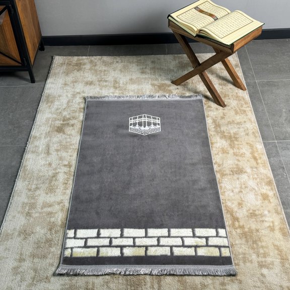 Muslim Gift Prayer Mat - Islamic Pattern Options, Kaaba