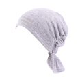 thumbnail image 1 of Muslim Hat for Women Reversible Adjustable Solid Color Hat Leisure Yashmak Stand-Ear Sleep Caps Satin Lined Hair Bonnets Wrinkled Headcap Elastic Hairband Beauty Hairdressing Hat Chemotherapy Hat, 1 of 2