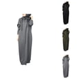thumbnail image 1 of Hoodies for Women 2025 Abaya Dress Dresses Long Sleeve Hoodie Dress Hooded Sweatshirt Women Pullover, 1 of 6