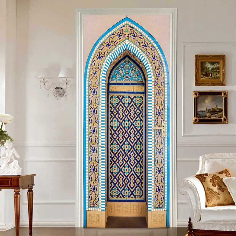 Muslim Peel & Sticker Door Stickers Home Decor Art Mural Living Room ...