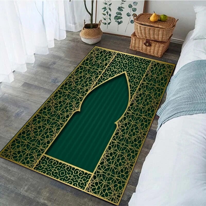 Muslim Prayer Carpet Islamic Muslim Ramadan Carpet for Living Room
