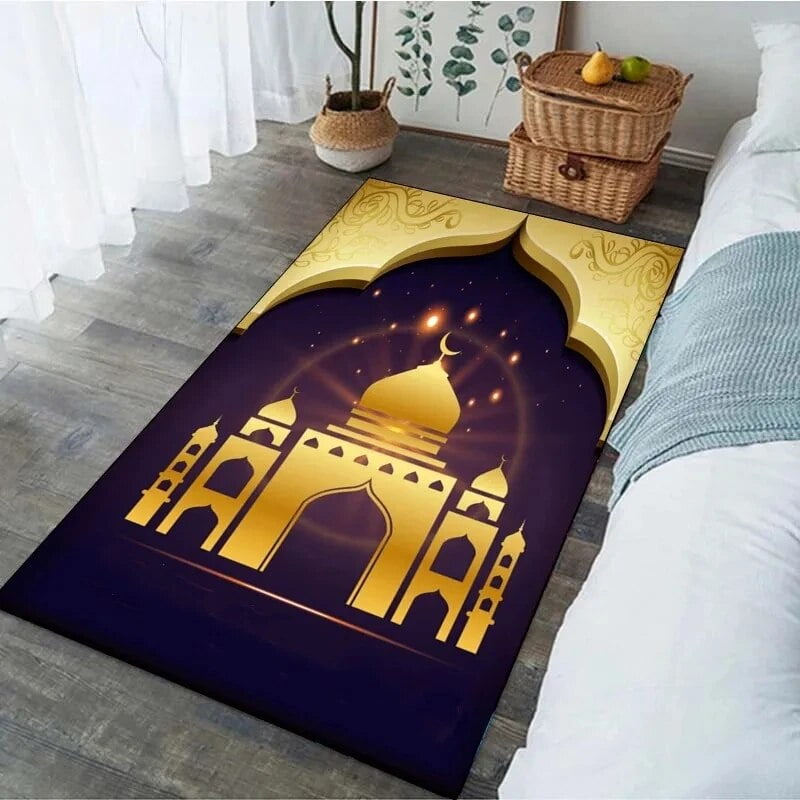 Muslim Prayer Carpet Islamic Muslim Ramadan Carpet for Living Room