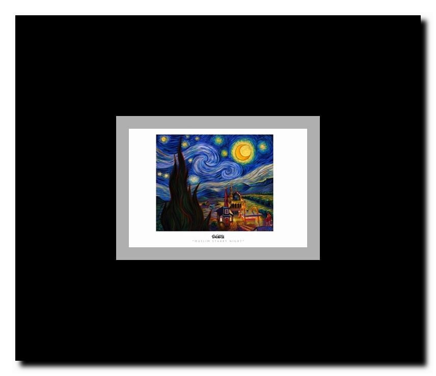 Muslim Stary Night Framed Movie Poster