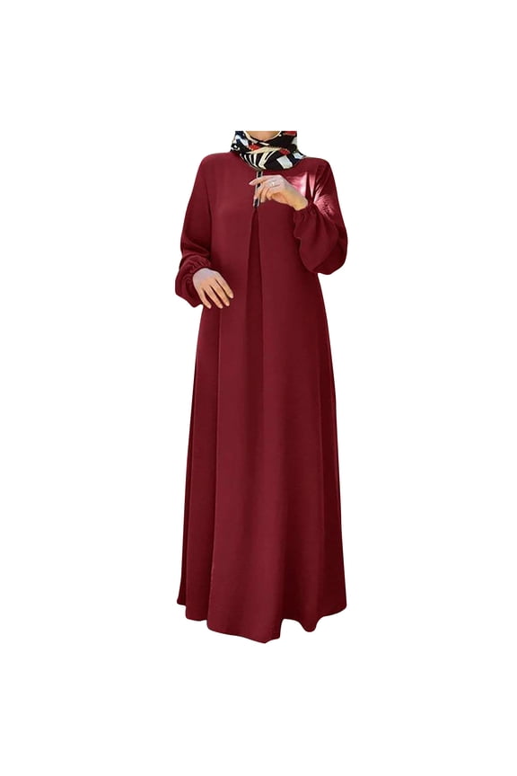 Muslim Womens Jilbab Plus Size Islamic Ramadan Abaya Dress One Piece Prayer Garment Abaya Dubai Islam Robe Caftan