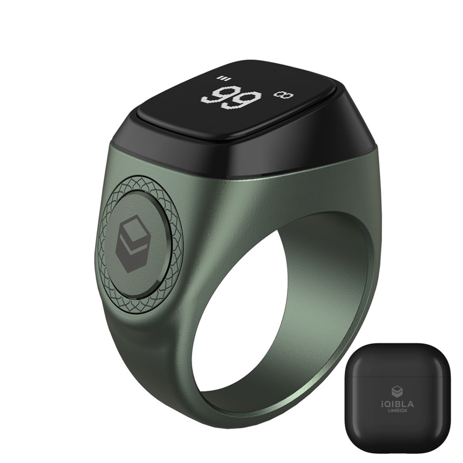 Muslim smart ring, electronic metal counter, 4 prayer time reminders ...