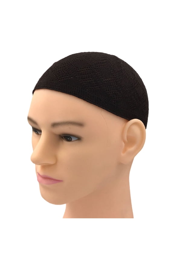 Muslims Cototn Kufi Prayer Hat Taqiyah Takke Skull Caps Men Wrap Head Caps Muslims Prayer Hat