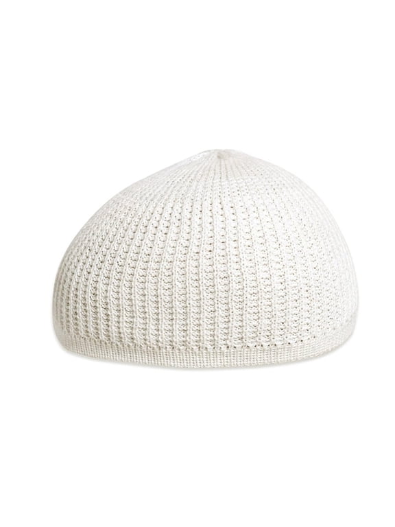 Muslims Men Namaz Prayer Hat Knitted Traditional Islamic Kufi Hat Eid Gift