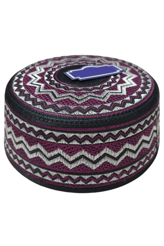 Muslims Prayer Caps for Men Embroidery Brimless Caps Soft Comfortable Ethnic Hat Indian Round Turban Kufi Prayer Hat