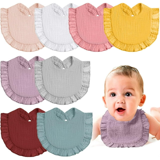 Muslin Baby Drool Bibs Baby Bandana Drool Bibs Cotton Unisex - Walmart.com