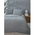thumbnail image 1 of Muslin Blanket 4 Layers, Soft Bedspread, 100% Turkish Cotton Muslin Bed Cover, Reversible Coverlet, Anthracite, 91x95 inches, Queen Size, 1 of 5