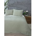thumbnail image 1 of Muslin Blanket 4 Layers, Soft Bedspread, 100% Turkish Cotton Muslin Bed Cover, Reversible Coverlet, Green, 91x95 inches, Queen Size, 1 of 5