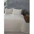 thumbnail image 1 of Muslin Blanket 4 Layers, Soft Bedspread, 100% Turkish Cotton Muslin Bed Cover, Reversible Coverlet, Mink, 95x102 inches, King Size, 1 of 5