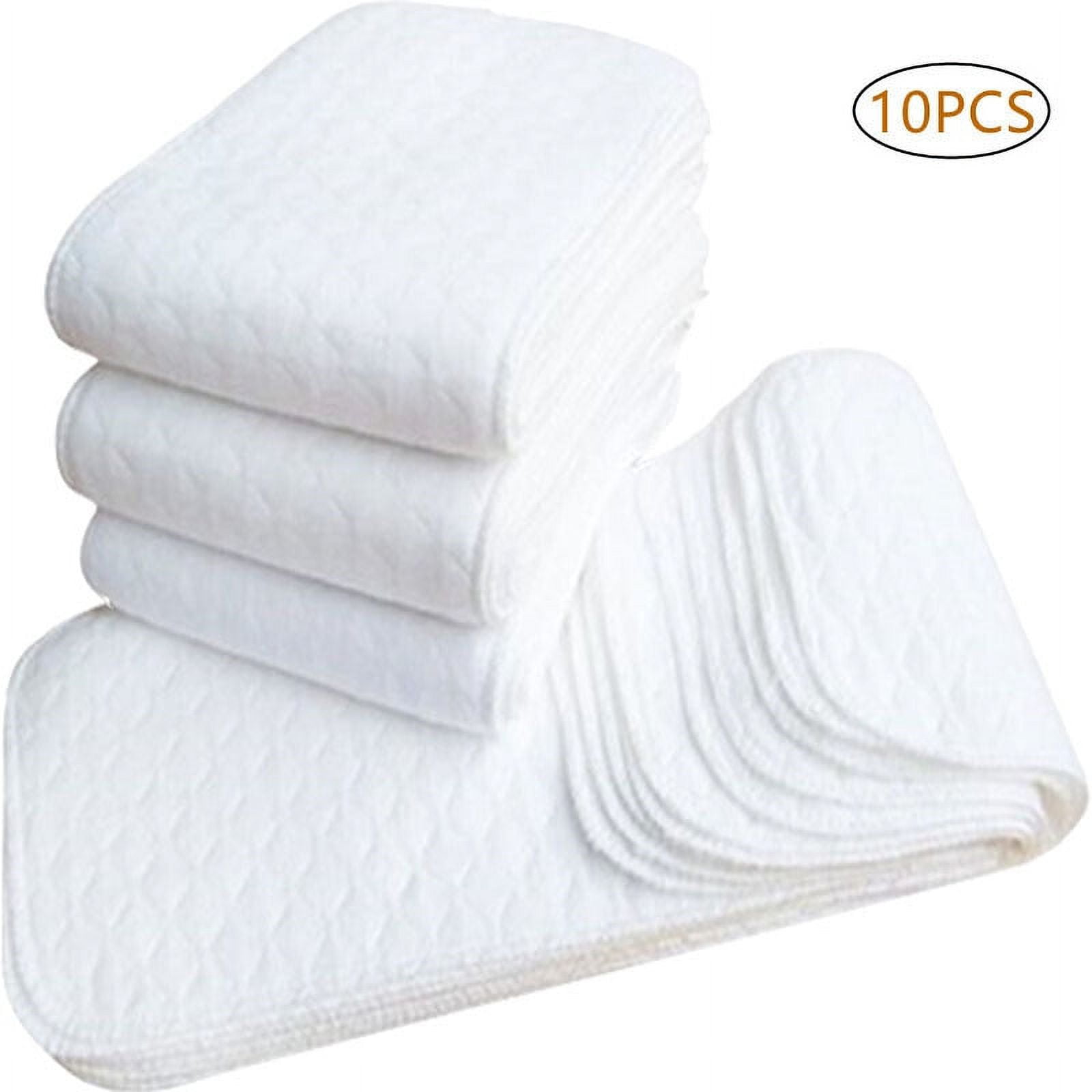 Muslin Burp Cloths 6 Pack Large 100% Cotton Hand Washcloths (White, Pack of  6), Pack Of 6 - Harris Teeter