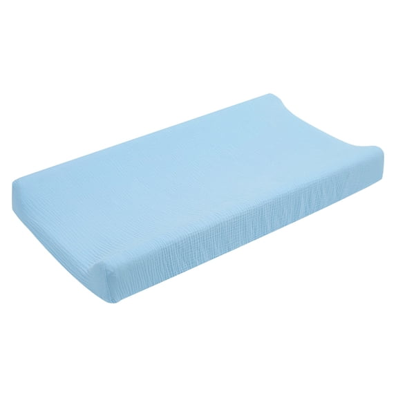 Muslin Changing Pad Cover, Breathable Cushion Protector with Elastic Straps - Furniture Protection
