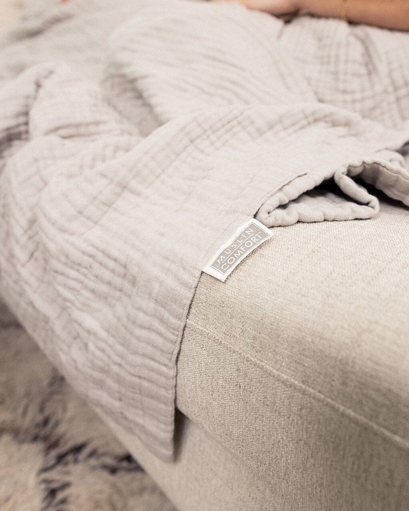 Muslin Comfort "The 365 Bottom Sheet" 100 Muslin Cotton Waffle Weave