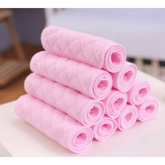 Muslin Cotton Burp Cloths for Feeding and Diapering, Set of 3