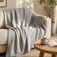 thumbnail image 1 of Muslin Cotton Throw Blanket 6 Layer Soft Breathable Blanket – Lightweight Summer Comfort, All Season Cuddly Blanket for Sofa, Bed, Couch, Adults, 1 of 5