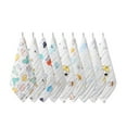 thumbnail image 1 of Muslin Squares baby Muslin Cloths - Washcloths Baby Face Towel  8 Pack 6 Layers Super Soft and Absorbent Newborn Essentials Unisex (10*10in), 1 of 8